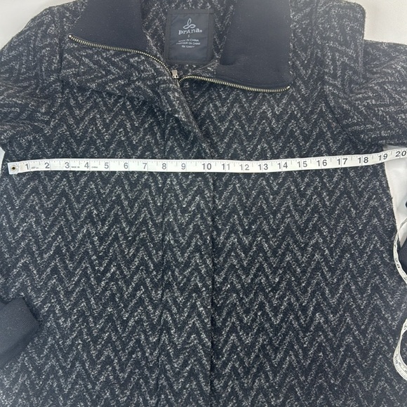 Prana Lily Wool Blend Houndstooth Lined Jacket Womens Small - Picture 7 of 12